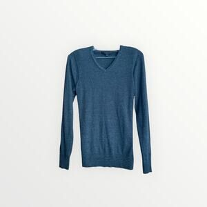 John Varvatos Mens Gray V-neck Sweater Size S